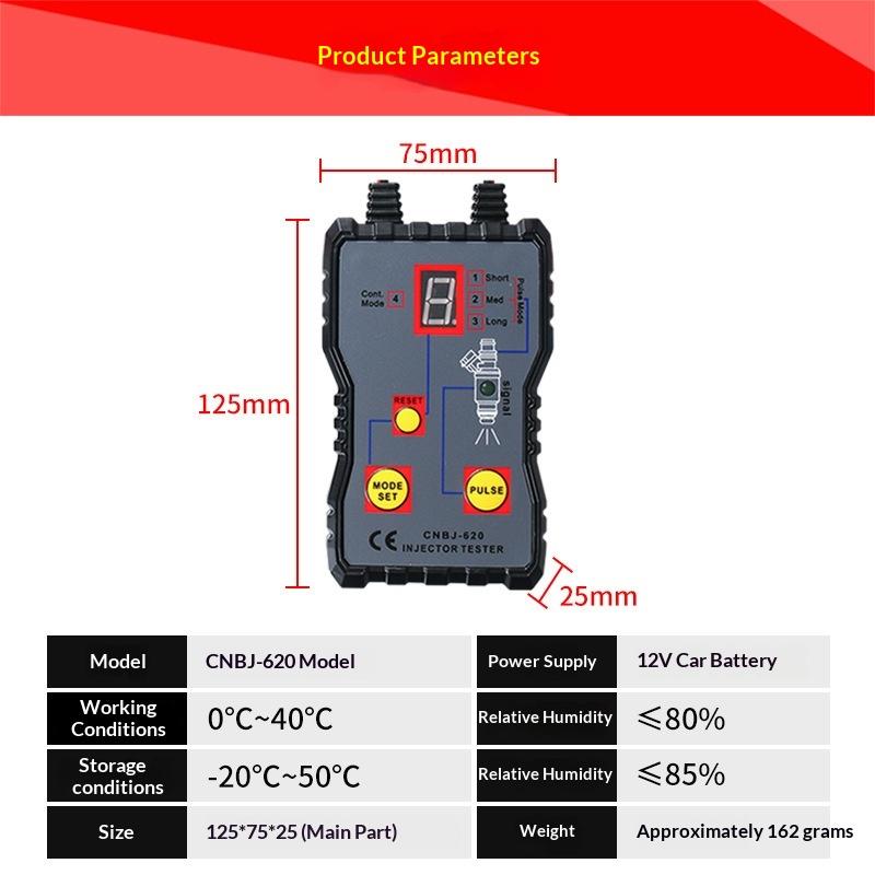 Fuel Injector Cleaner - Car Fuel Injector Tester Portable 4