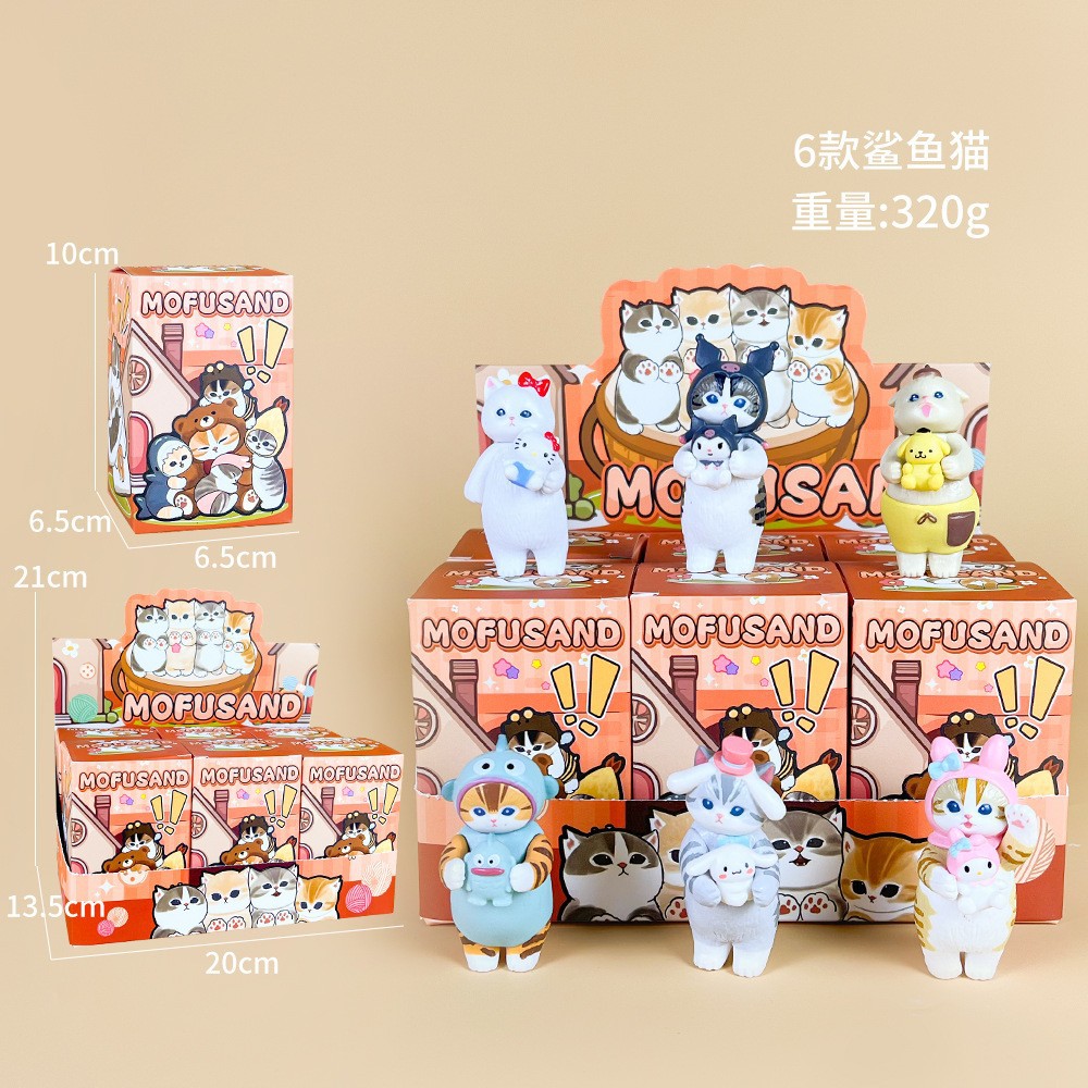 Mofusand Series 6pcs Cartoon S - đánh giá và giá Car Accessories Japanese