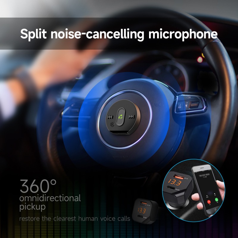 C23 Bluetooth 5.1 Car MP3 True - đánh giá và giá Car Accessories Qc
