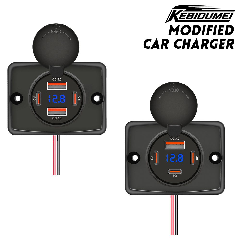 KEBIDUMEI PD+QC 4 Ports Car Ch - đánh giá và giá Car Accessories Qc