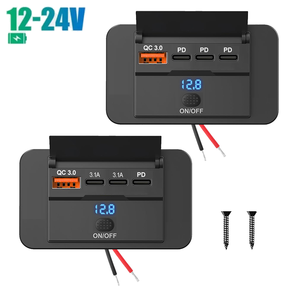 2025 4 Ports 12V RV USB Outlet - đánh giá và giá Car Accessories Qc