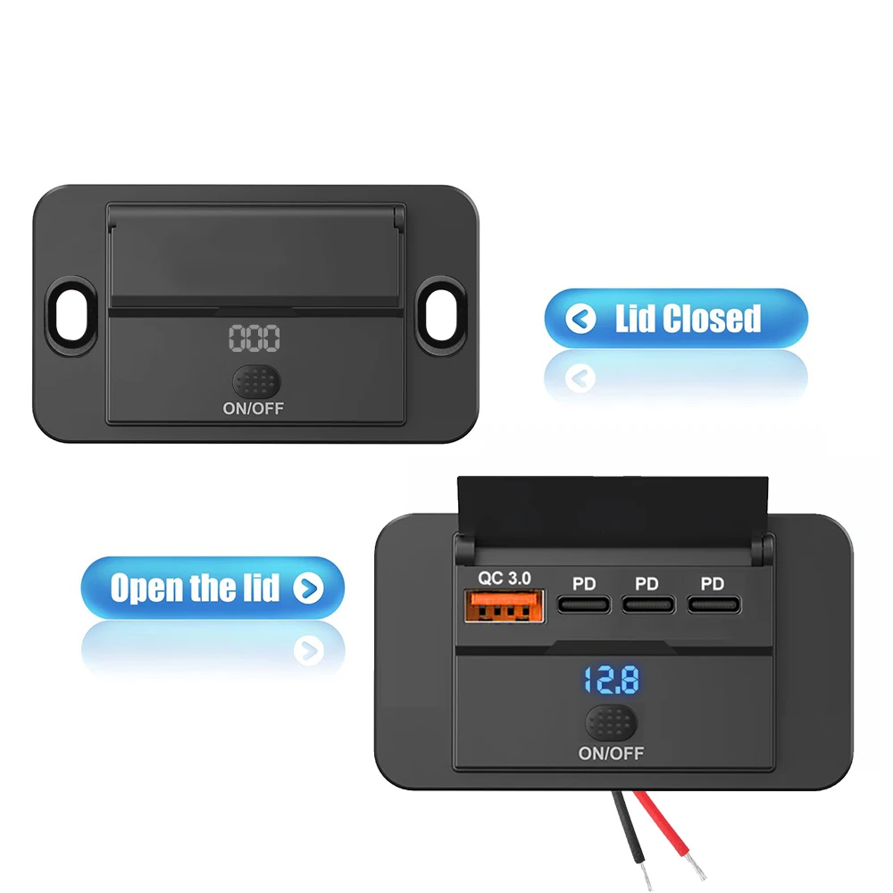 2025 4 Ports 12V RV USB Outlet - đánh giá và giá Car Accessories Qc