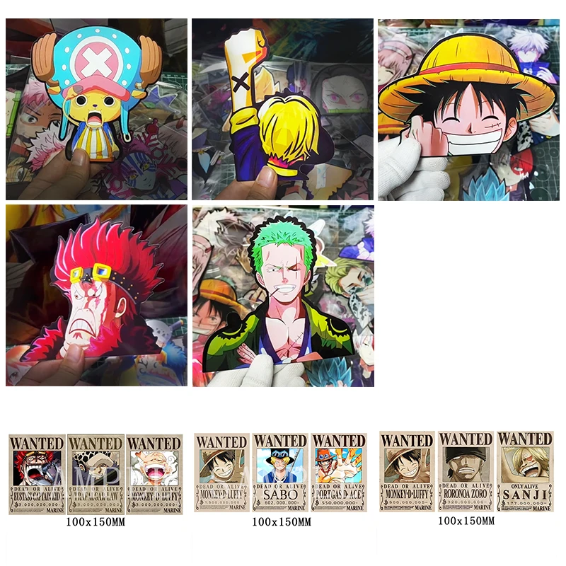 ONE PIECE 3D Lenticular Sticke - đánh giá và giá Car Accessories Japanese