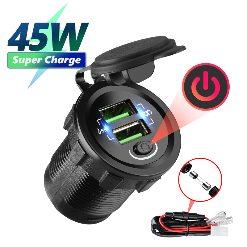 QC3.0 36W Usb Sạc Tự Động 12V  - đánh giá và giá Car Accessories Qc