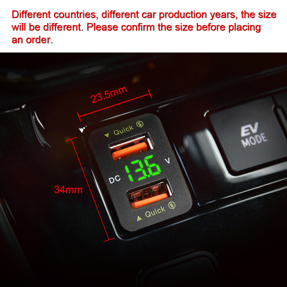 QC Car Socket Charger 12-24V V - đánh giá và giá Car Accessories Qc