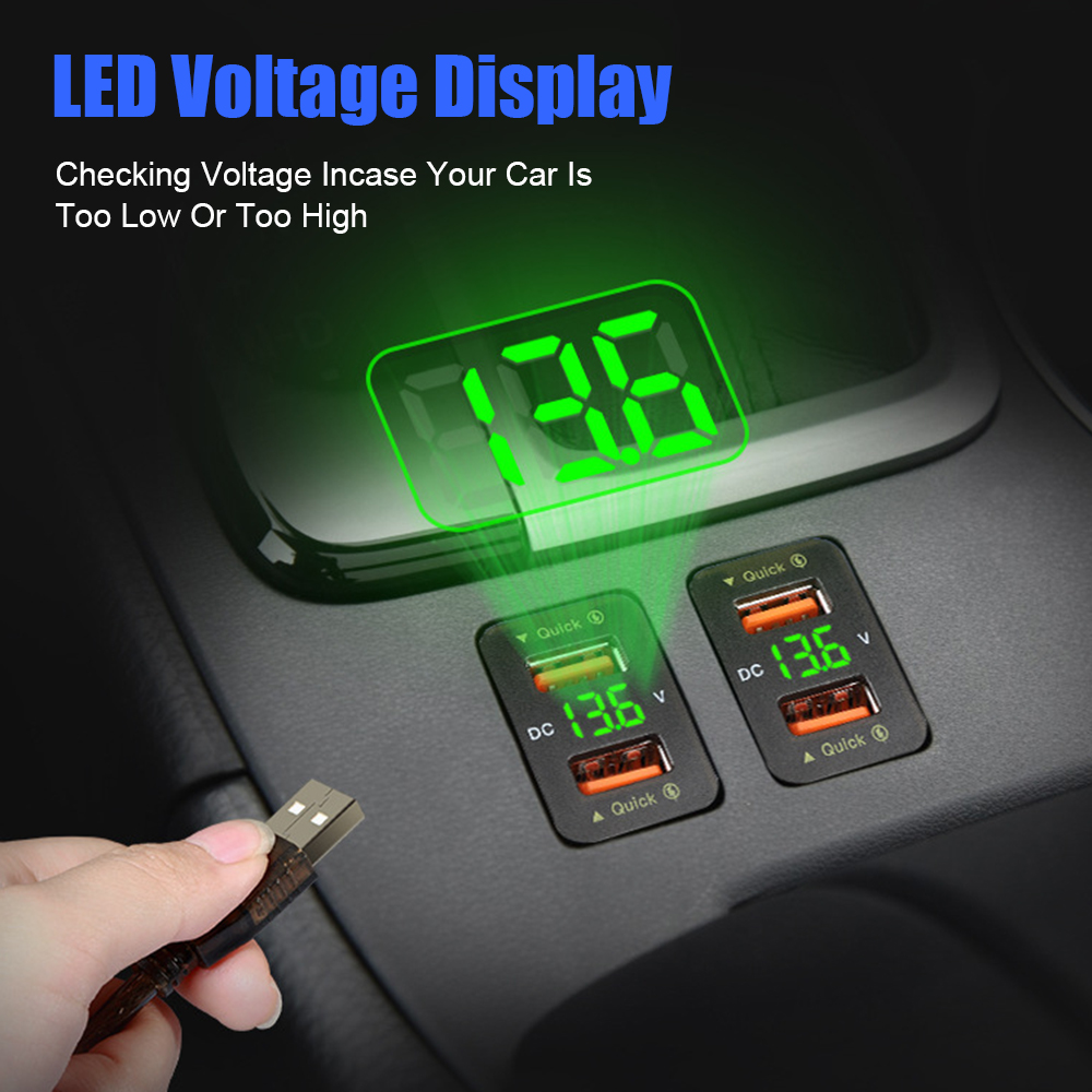 QC Car Socket Charger 12-24V V - đánh giá và giá Car Accessories Qc